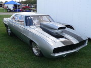 1969 Silver Camaro Drag Car